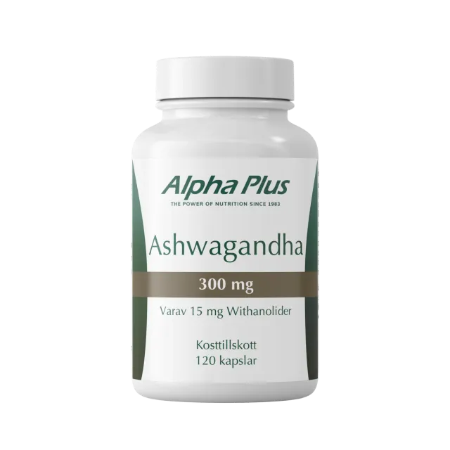 A+ Ashwagandha kapsler 120 stk rotekstrakt 5%
