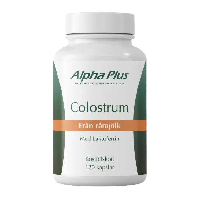 A+ Colostrum kapsler 120 stk med laktoferrin