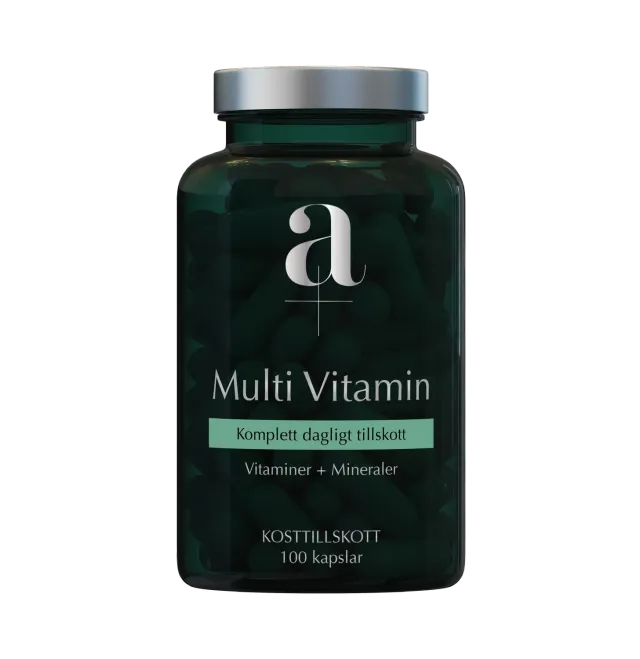 A+ Multi Vitamin multivitamin 100 kapsler vegansk